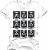 STAR WARS - T-Shirt Troopers Emotions - White (S)