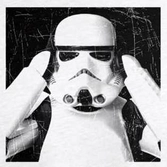 STAR WARS - T-Shirt Three Trooper - White (S)
