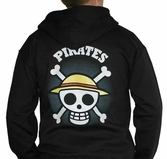ONE PIECE - SWEAT Skull With Map Homme - Noir (M)