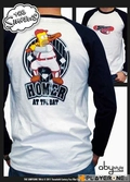 Simpsons - t-shirt homme homer at the bat white/navy premium (m)