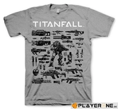 TITAN FALL - T-Shirt CHOOSE YOUR WEAPON (M)