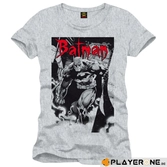 BATMAN - T-Shirt Goth Letter - Grey Melange (XXL)