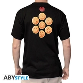 DRAGON BALL - T-Shirt DB/Boules de cristal - Noir (XS)