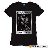 STAR WARS - T-Shirt Vader Card Black (S)