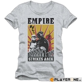 Star wars - t-shirt empire strike back grey (xl)