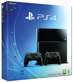 Console PS4 + 2 Manettes Dualshock 4 - 500 Go