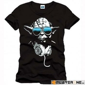 STAR WARS - T-Shirt DJ Cool Yoda Men Black (S)