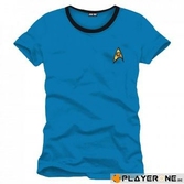 STAR TREK - T-Shirt Blue Spock Uniform  (L)