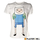 ADVENTURE TIME - T-Shirt Finn Print White (XL)