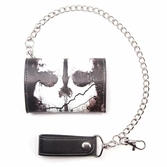 CALL OF DUTY GHOST - Trifold Wallet Allover Skull