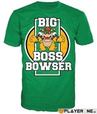 NINTENDO - T-Shirt Super Mario : Big Boss Browser Green (M)