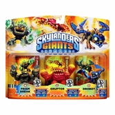 Skylanders Giants LIGHTCORE : Prism Break + Eruptor + Drobot-Pce
