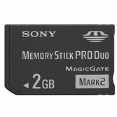 Carte Mémoire Memory Stick PRO Duo 2 Go - Sony