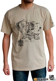 LORD OF THE RING - T-Shirt Carte Homme Sand (XL)