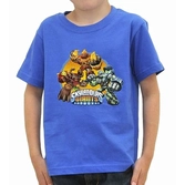 Skylanders giants - t-shirt kids rouge (5/6 ans)