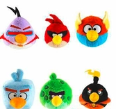 ANGRY BIRDS SPACE - Assort. Peluches animées 20 Cm ( Box of 8 )