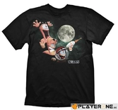 WORMS - T-Shirt Three Worms Moon Black (XL)