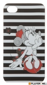 Pdp - mobile - disney classic minnie stripes clip case iphone 4/4s