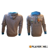 Nintendo - sweatshirt super mario : power to the mushroom grey (xs)
