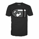 NINTENDO - T-Shirt Super Mario : Bomb Mens Black (S)