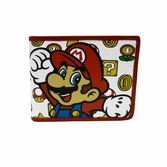 NINTENDO - Portefeuille - Mushroom Pattem With Mario Bifold