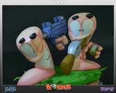Statue Worms 2 Armageddon Diorama - 25cm