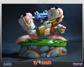 Statue Worms 2 Armageddon Diorama - 25cm