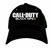 CALL OF DUTY Black Ops 2 - Casquette Adjustable Black Cap Front Logo