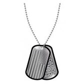 Medal of honor warfighter - dog tags flag and logo