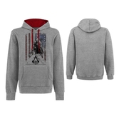ASSASSIN'S CREED 3 - Sweatshirt - Flag and Connor Grey (XXL)