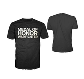 MEDAL OF HONOR WARFIGHTER  - T-Shirt Black - LOGO (L)