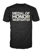 MEDAL OF HONOR WARFIGHTER  - T-Shirt Black - LOGO (L)