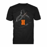 Call of duty black ops 2 - t-shirt black - lined soldier (l)