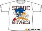 SONIC - T-Shirt Sonic and Tails White ( 164/170 )