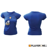 SONIC - T-Shirt Big Face Blue GIRLS (S)