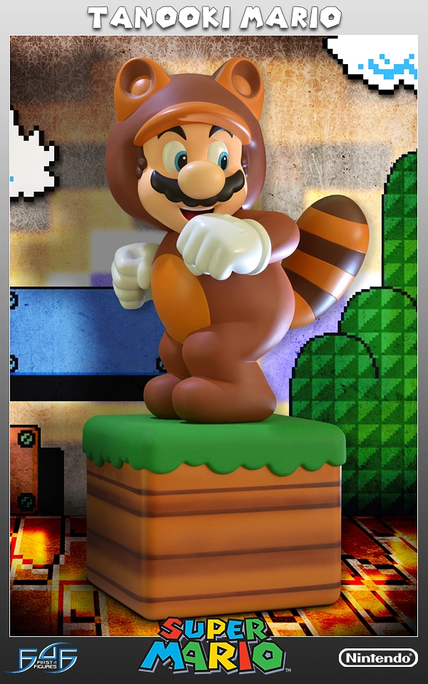 Statue Mario Tanuki 38cm