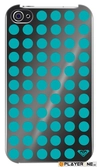 Roxy - hard case iphone 4/4s : blue mirror