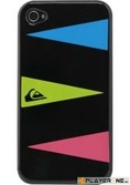 Quiksilver - hard case iphone 4/4s : graphic black triple layers