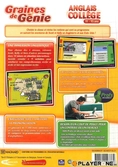 Graines de génie anglais college edition 2009 (11-15 ans) - PC