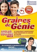 Graines de génie anglais college edition 2009 (11-15 ans) - PC