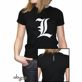 DEATH NOTE - T-Shirt Basic Femme L Tribute Black (XL)