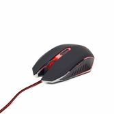 Souris Gaming Six boutons rouge - Maxxter