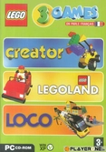 Coffret lego : 3 jeux creator + legoland + loco - PC