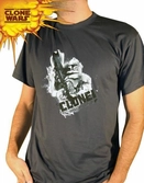 Star wars clone wars - t-shirt clone with gun (s)