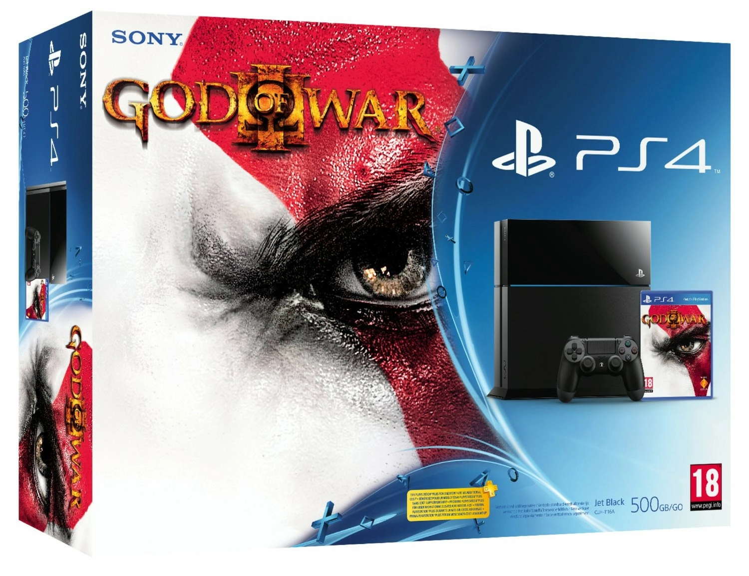 Console PS4 + God Of War III 500 Go
