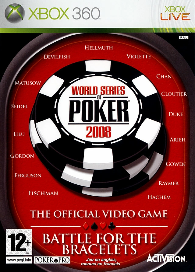 World Series of Poker 2008 XBOX 360