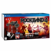 Rock Band 4 + Guitare sans fil + Batterie + Micro - PS4