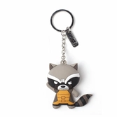 GUARDIANS OF THE GALAXY - Rubber 3D Keychain - Raccoon