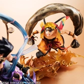 Statuette NARUTO : NARUTO & SASUKE - 18 cm  'Megahouse'