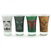 STAR WARS - Set of 4 Mini Glasses - Characters